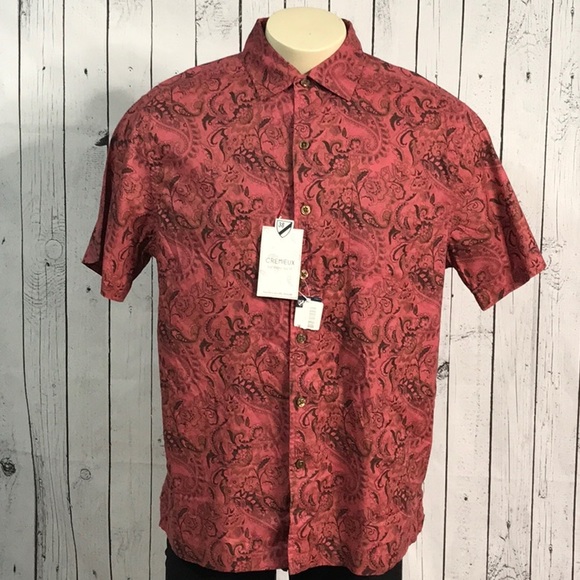 Daniel Cremieux Other - NWT Cremieux button shirt short sleeve Print Shop 100% cotton
